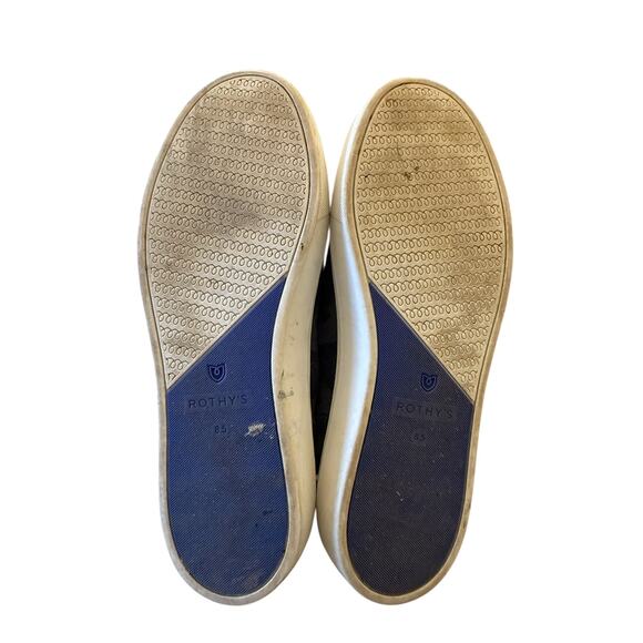 Rothys The Sneaker Gray Blue Camo Women's Slip On Low Top Shoes 8.5W Comfortable - Picture 9 of 11